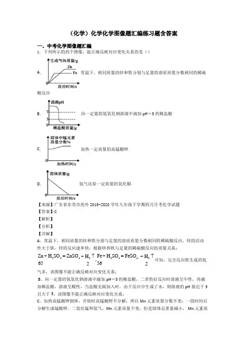 (化学)化学化学图像题汇编练习题含答案