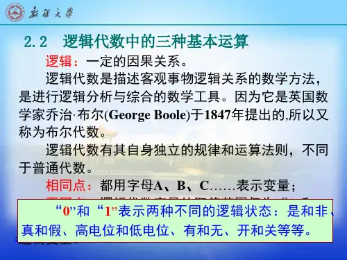 逻辑代数基础