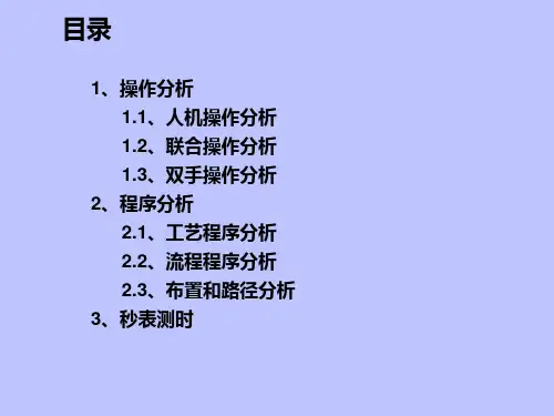 人机、联合、双手、工艺、流程、线路、时间 - 副本.pptx