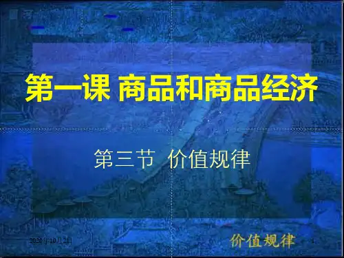 价值规律PPT课件