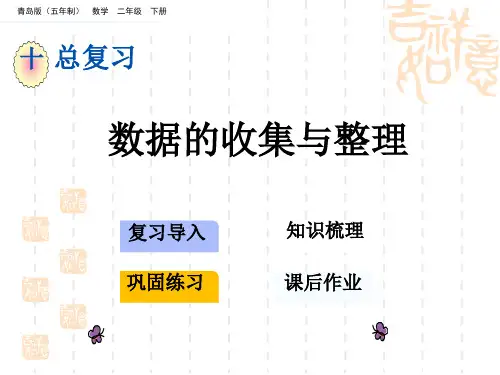 青岛版五四制小学二年级下册数学第十单元 总复习 数据的收集与整理