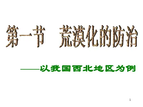 荒漠化的防治ppt课件