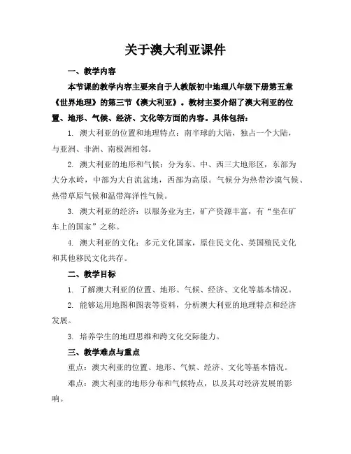 关于澳大利亚课件