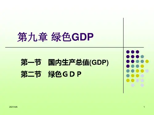 第九章-绿色GDP