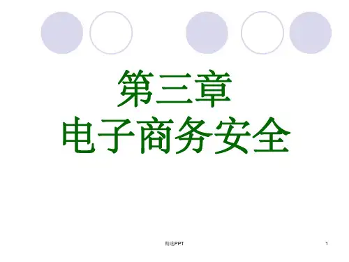 《安全电子商务基础》PPT课件