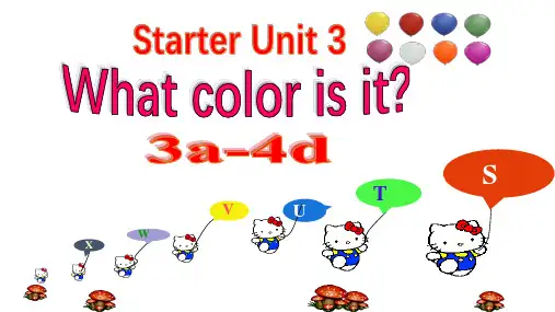 人教版七年级英语上册教学课件-Starter Unit 3 (3a-4d)