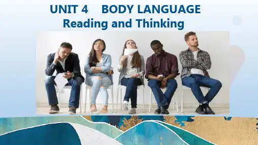 Unit+4+Body+language+Reading+and+人教版(2019)选择性必修第一册
