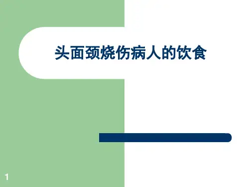 烧伤病人饮食ppt课件
