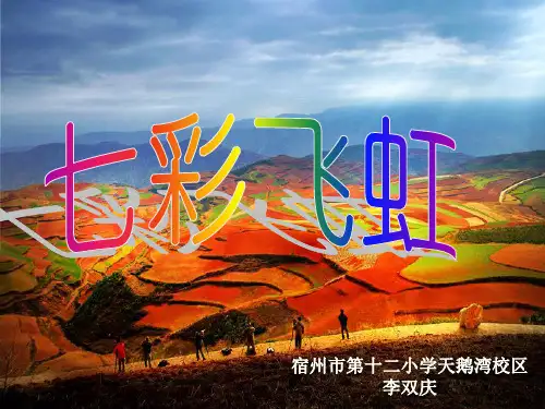 一年级上册美术课件-第七课 七彩飞虹  ︳湘美版(2014秋) (共23张PPT)