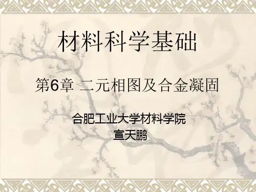 材料科学基础-6二元相图