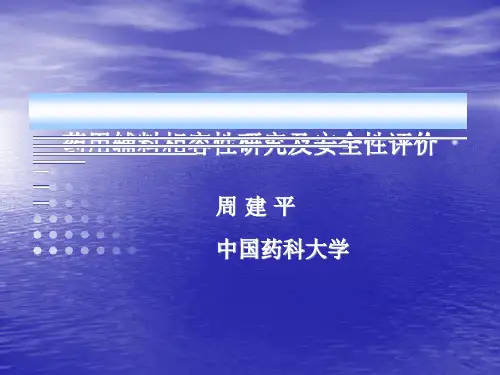 药用辅料相容性研究及安全性评价ppt课件