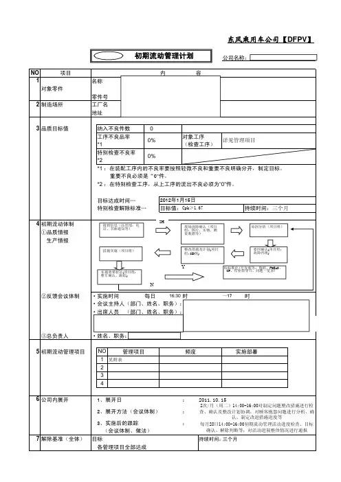 DFPV_初期流动管理活动计划书