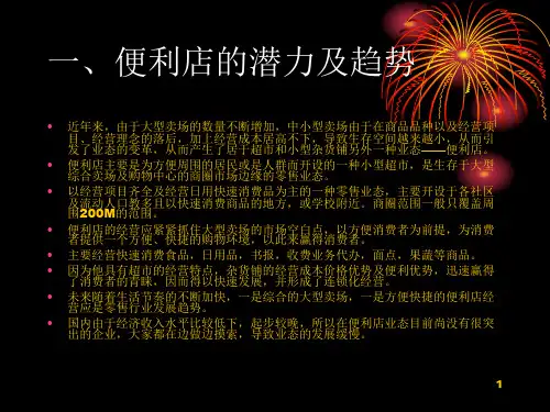 便利店开店详情分析-PPT课件