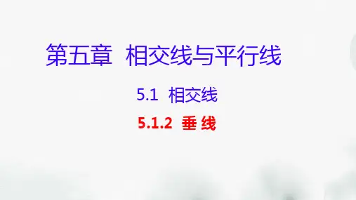 七年级数学下册《5.1.2 垂线》课件