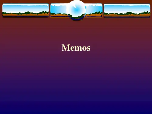 【商务英语写作】10th_memo