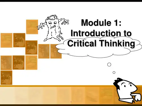 Introduction-to-critical-thinking(批判性思维介绍)PPT课件