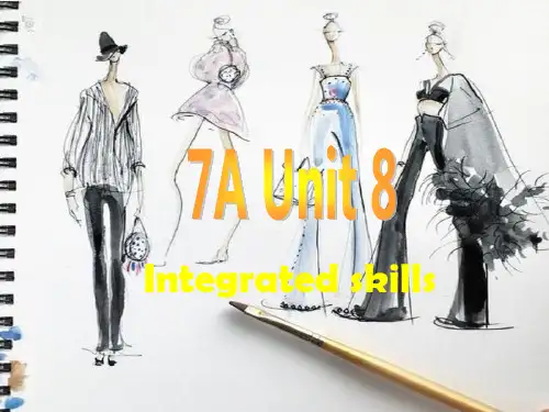 牛津译林英语 七年级上册Unit8 Integrated skills(共44张PPT)