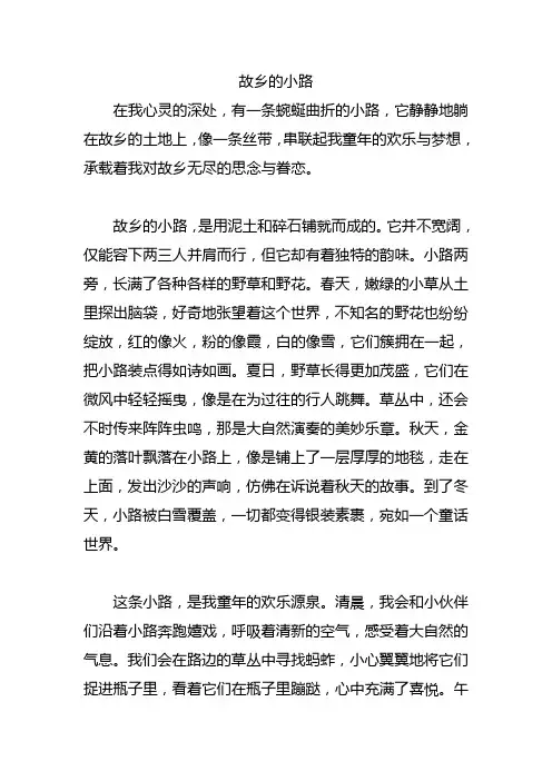 故乡的小路