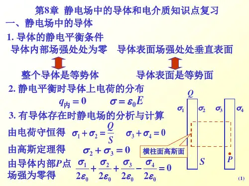 静电场电介质复习已看