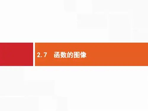 2020版高考数学北师大版(理)一轮复习课件：2.7 函数的图像