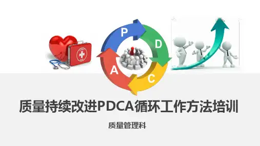 课件医院医疗质量持续改进PDCA循环工作方法常见管理工具简介岗前培训院内培训质管科