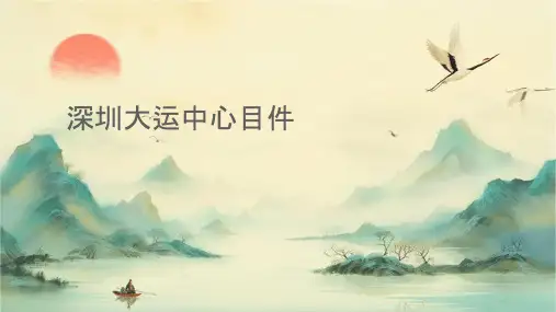 深圳大运中心项目课件