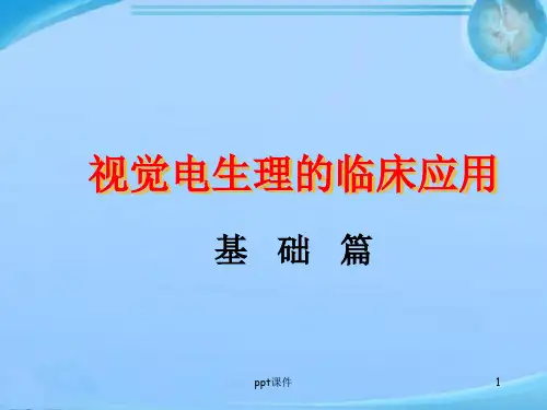 视觉电生理的临床应用  ppt课件