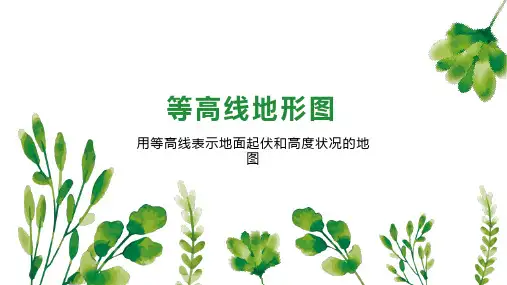 等高线地形图