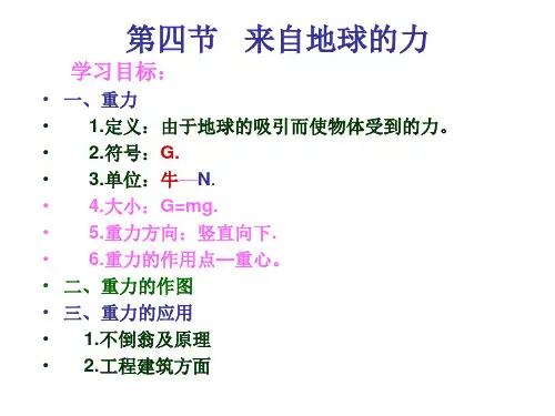 第四节来自地球的力-完整PPT课件