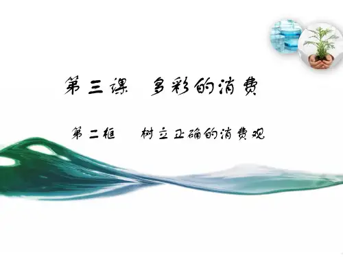 第三课   多彩的消费(说课稿)PPT课件