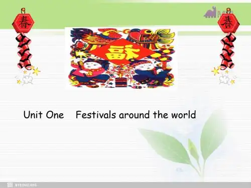 英语必修三-Unit-1-Festivals-around-the-world-课件