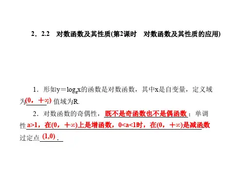 高一数学对数函数及其性质2(2019年11月整理)