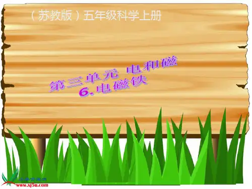 五年级科学上册《电磁铁》-苏教版精品PPT教学课件