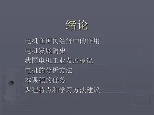 电机学绪论ppt