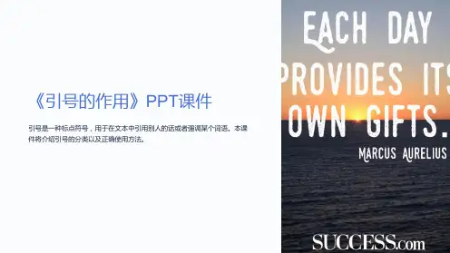 《引号的作用》课件