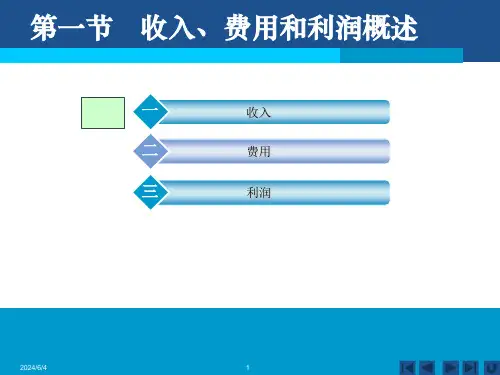 收入费用和利润19课件