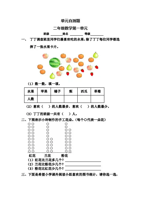 新版人教版二年级数学下册全册1-9单元全套检测试卷(含期中及4套期末) 2