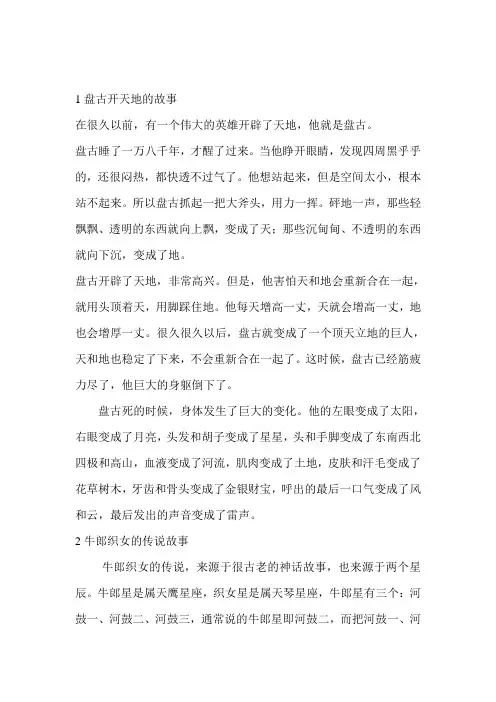 中国神话故事