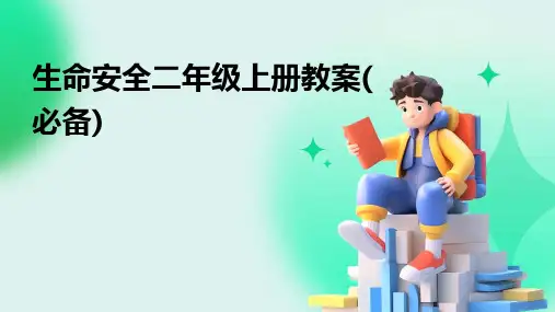 生命安全二年级上册教案(必备)2024新版
