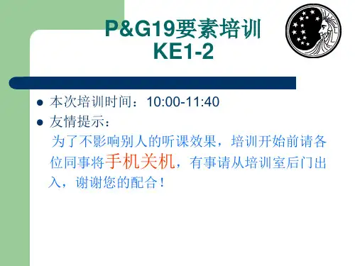 P_G19要素培训(宝洁19要素培训).pptx