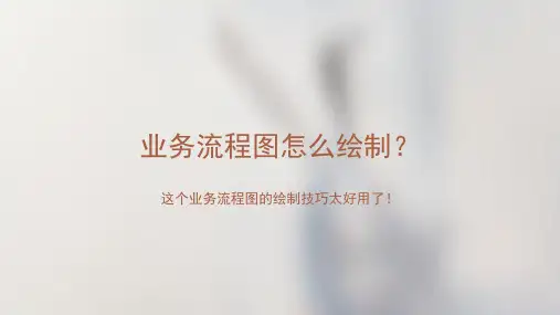 这个业务流程图的绘制技巧太好用了!