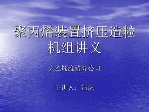 挤压造粒机组讲义PPT课件