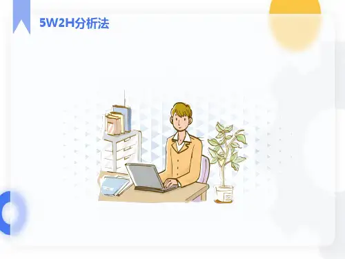 最新5W2H经典分析法培训课件