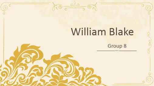 William-Blake-个人及作品风格介绍 PPT