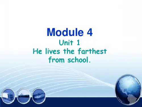 外研英语八年级上册Module 4Unit1(共27张PPT)