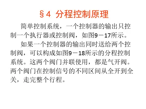 分程控制原理资料