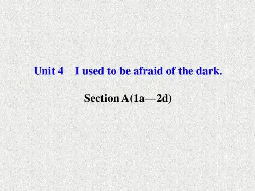 人教版九年级全一册英语unit 4单元导学案unit 4 a