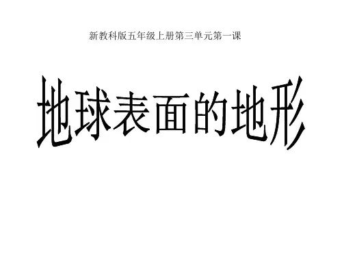 科学第三单元复习课件