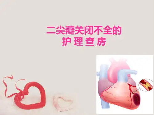 二尖瓣关闭不全的护理查房精品PPT课件