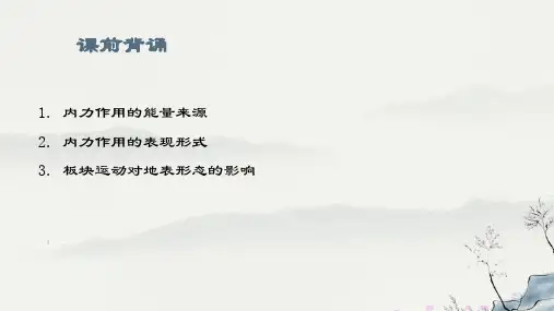 2023届高考地理一轮复习 课件 外力作用与地貌